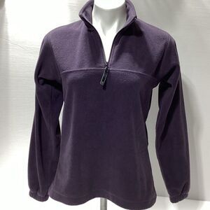 Columbia Pullover Purple Fleece Women's Small